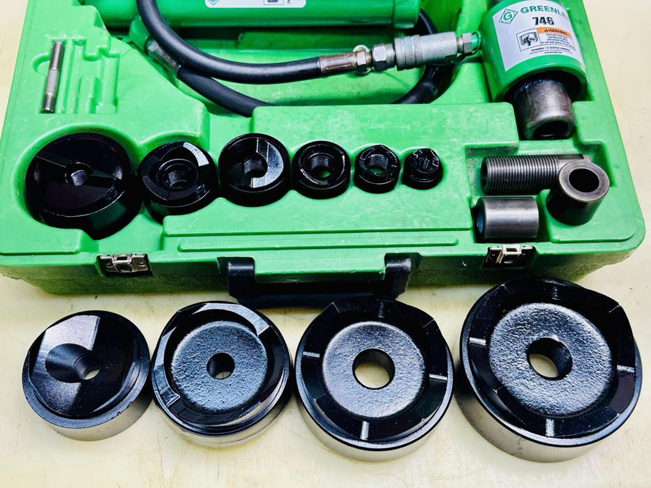 Greenlee 7310SB Slug Buster KO Knockout Punch Set 1/2" - 4" , 767 Pump, Case BG3