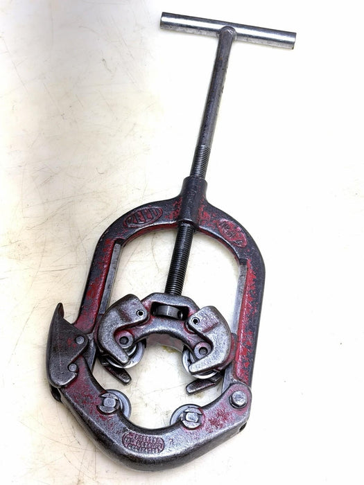 REED Tools USA H4 (03120) Hinged Pipe Cutter, 2-4” Pipe Capacity Heavy Steel #1