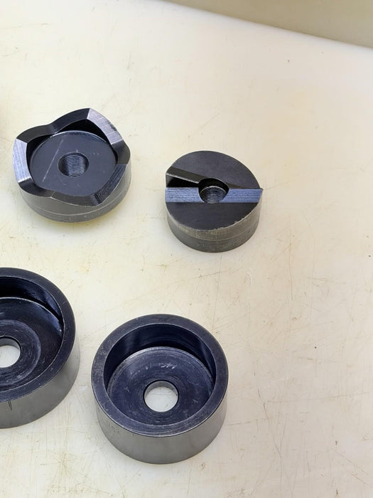 Current Tools 2" to 4" Knock-Out Punch Die Set Greenlee 10 Pcs. Excellent !!!