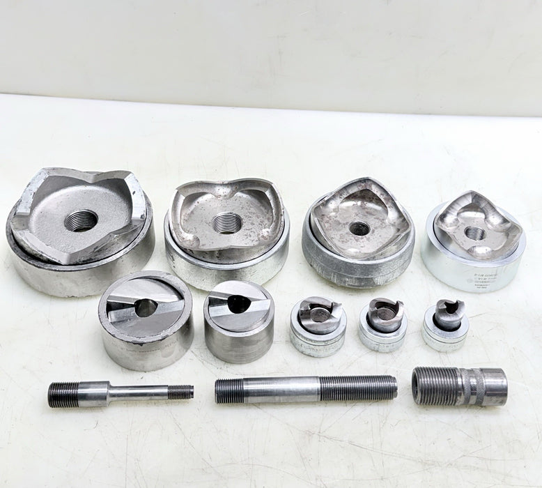 Greenlee Slug Splitter Knockout Punch Set 1/2 - 4" Conduit Stainless Steel Set