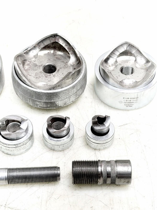 Greenlee Slug Splitter Knockout Punch Set 1/2 - 4" Conduit Stainless Steel Set