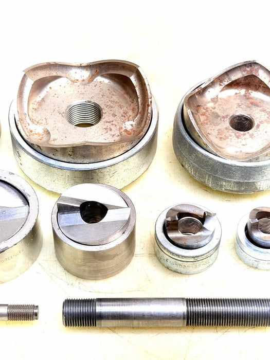 Greenlee Slug Splitter Knockout Punch Set 1/2 - 4" Conduit Stainless Steel Set