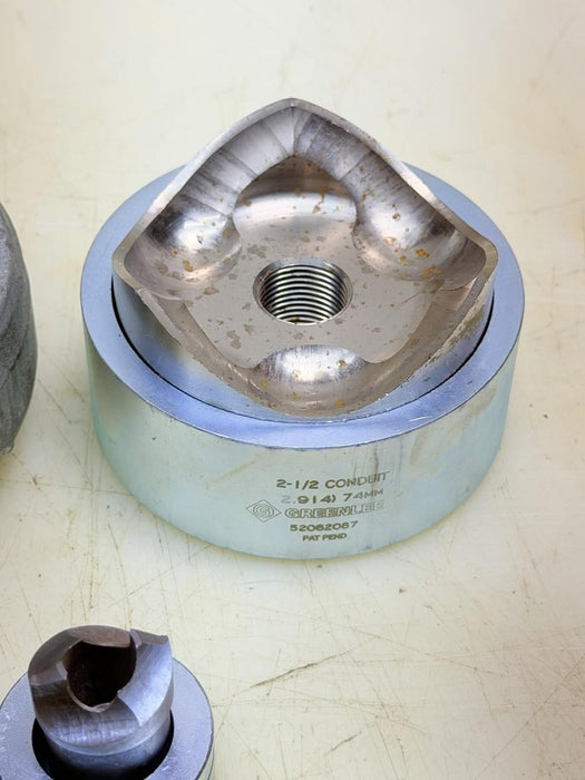 Greenlee Slug Splitter Knockout Punch Set 1/2 - 4" Conduit Stainless Steel Set