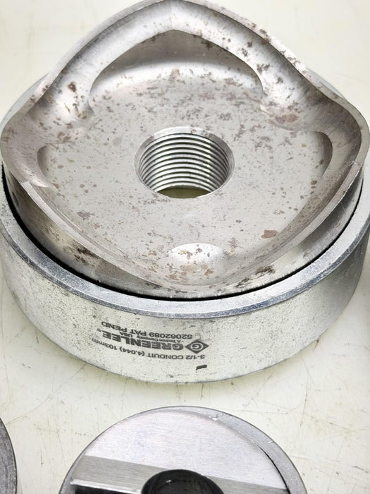 Greenlee Slug Splitter Knockout Punch Set 1/2 - 4" Conduit Stainless Steel Set