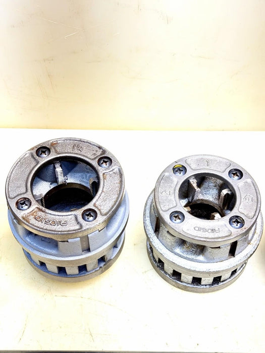 RIDGID 12-R HS-PLCT-NPT 3/4” -  2" Threader Die Head HS Plastic Set + Ratchet