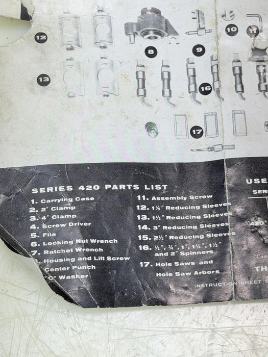PIPEMASTER TEE-TURNER SET ERIE TOOL COMPLETE SET WITH EXTRAS GREAT SHAPE