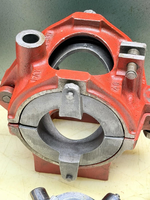 PIPEMASTER TEE-TURNER SET ERIE TOOL COMPLETE SET WITH EXTRAS GREAT SHAPE