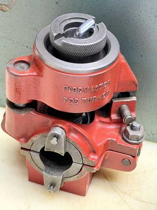 PIPEMASTER TEE-TURNER SET ERIE TOOL COMPLETE SET WITH EXTRAS GREAT SHAPE