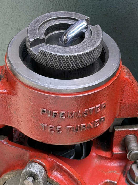 PIPEMASTER TEE-TURNER SET ERIE TOOL COMPLETE SET WITH EXTRAS GREAT SHAPE