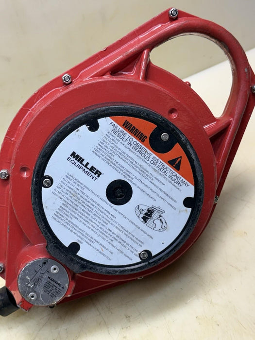 Used Miller Equipment M55-50G Retractable Lifeline 50' Safety Harness #1