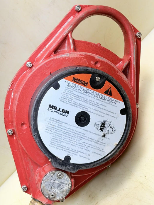 Used Miller Equipment M55-50G Retractable Lifeline 50' Safety Harness #2
