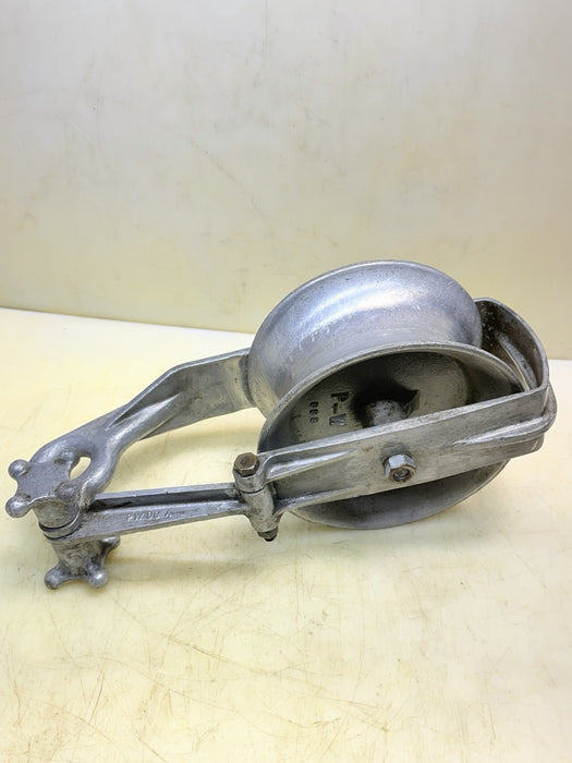 Snatch Block Pulley Sheave Aluminum Hoist - 10” P & W #2