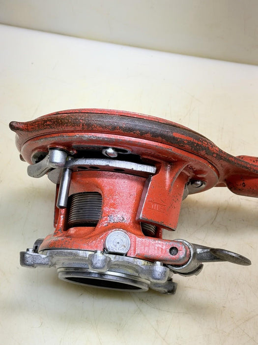 RIDGID TOOLS 65-R ADJUSTABLE MANUAL PIPE THREADER, 1" to 2" CAPACITY Excellent!!