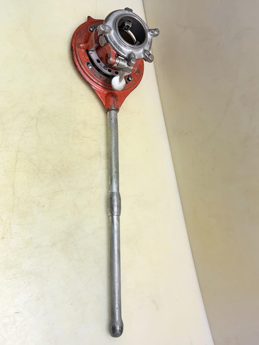 RIDGID TOOLS 65-R ADJUSTABLE MANUAL PIPE THREADER, 1" to 2" CAPACITY Nice #12