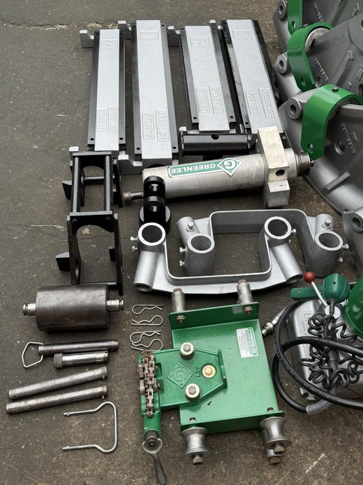 Greenlee 881 Conduit Bender 2.5”-4” Rigid EMT Hyd Pump 1813 Table + WARRANTY