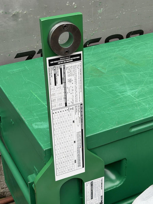 Greenlee 881 Conduit Bender 2.5”-4” Rigid EMT Hyd Pump 1813 Table + WARRANTY