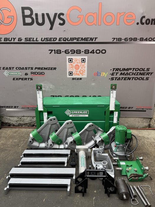 Greenlee 881 Conduit Bender 2.5”-4” Rigid EMT Hyd Pump 1813 Table + WARRANTY