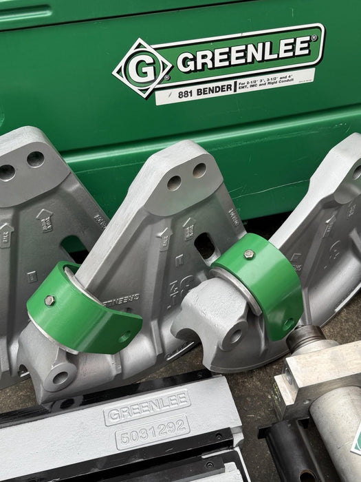 Greenlee 881 Conduit Bender 2.5”-4” Rigid EMT Hyd Pump 1813 Table + WARRANTY