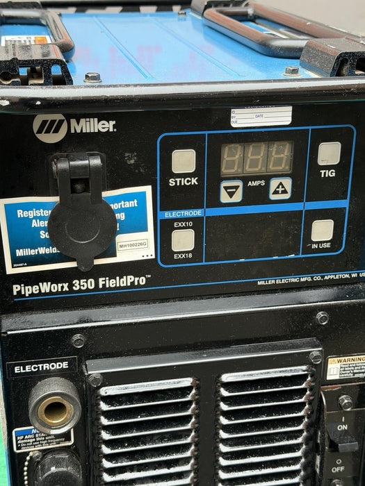 Miller PipeWorx 350 FieldPro Welder similar XMT-350 TESTED 2017 #1