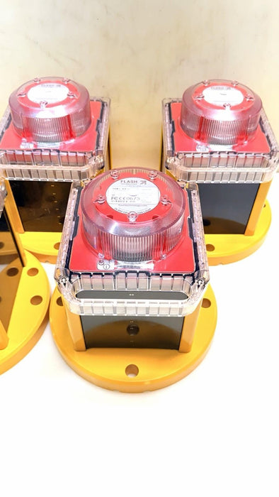 Lot 5 Flash Technology OL800 Red 60X Solar Obstruction Light FAA Compliant