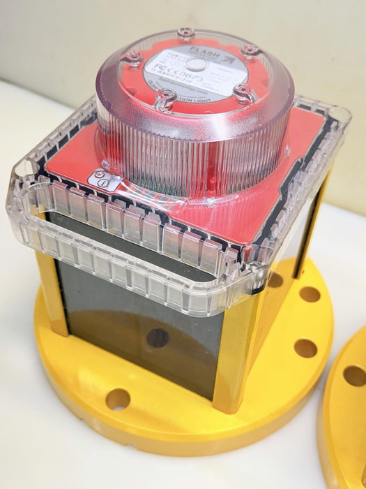 Lot 2 Flash Technology OL800 Red 60X Solar Obstruction Light FAA Compliant