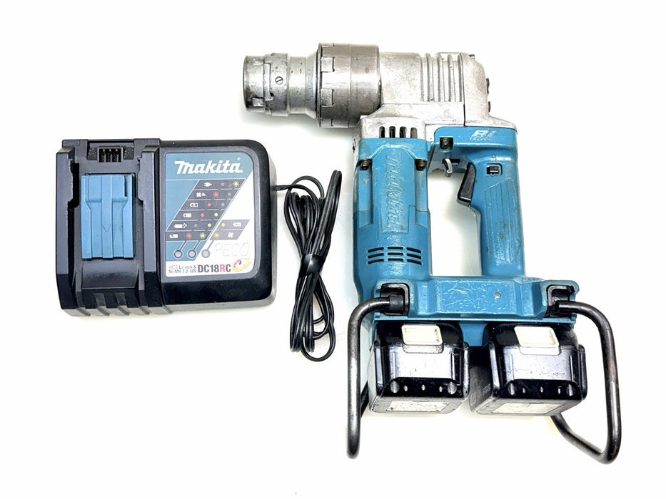 Makita 18V X2 LXT XTW01ZW 36V Cordless Shear Wrench with 2 18V Batteries Charger