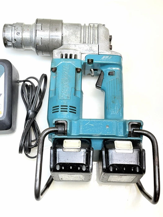 Makita 18V X2 LXT XTW01ZW 36V Cordless Shear Wrench with 2 18V Batteries Charger