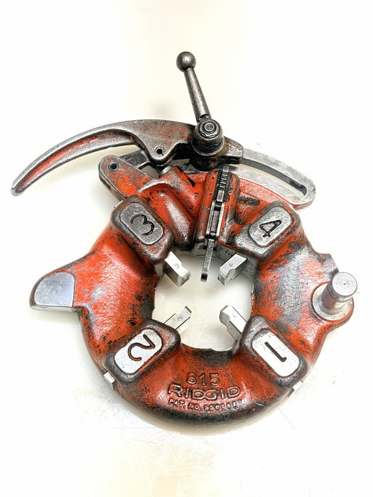 Ridgid No.815 Universal 1/8'' to 2'' Die Head With 1-2” Teeth Used For 300 535