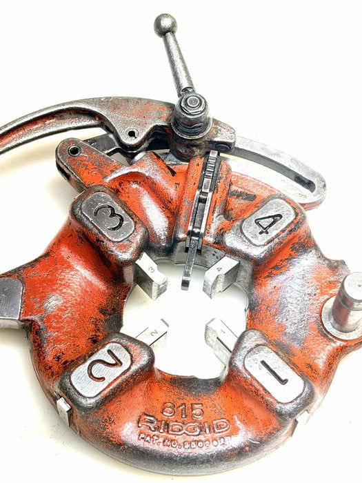 Ridgid No.815 Universal 1/8'' to 2'' Die Head With 1-2” Teeth Used For 300 535