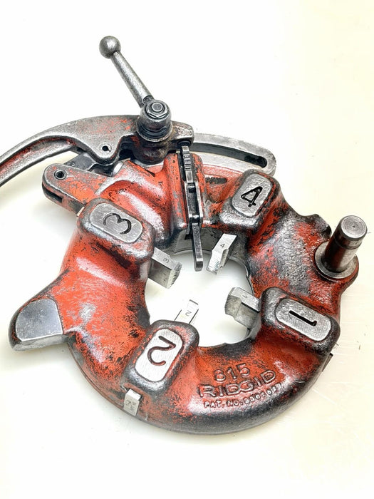 Ridgid No.815 Universal 1/8'' to 2'' Die Head With 1-2” Teeth Used For 300 535