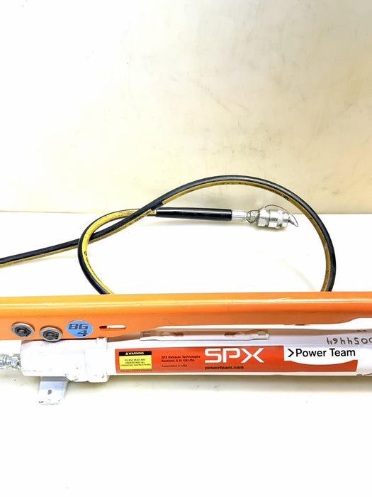 SPX Power Team Hydraulic Pump. Model P-55. 10,000PSI.  Works Fine.  BG4