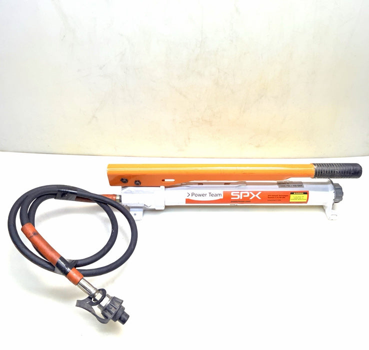 SPX Power Team Hydraulic Pump. Model P-55. 10,000PSI.  Works Fine BG9