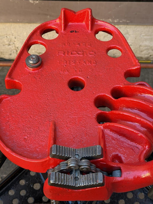 Ridgid 450 1/8 to 5 inch Tripod Pipe Vise for Rigid Pipe Great Shape #2