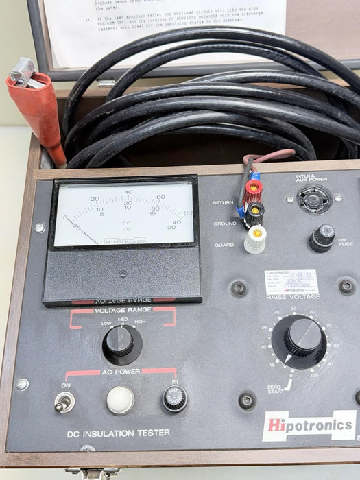 Hubbell HiPotronics 800PL DC Hipot Insulation Tester Model 880PL