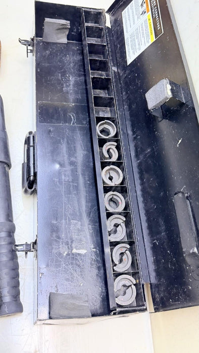 Burndy Y750 Revolver Hypress Crimper with Dies And Case