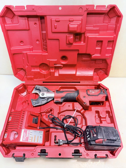 Milwaukee 2672-21 M18 Force Logic Cable Cutter Kit Jaws 6.0 Battery  Charger Box