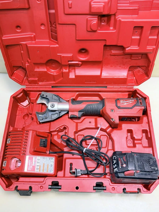 Milwaukee 2672-21 M18 Force Logic Cable Cutter Kit Jaws 6.0 Battery  Charger Box