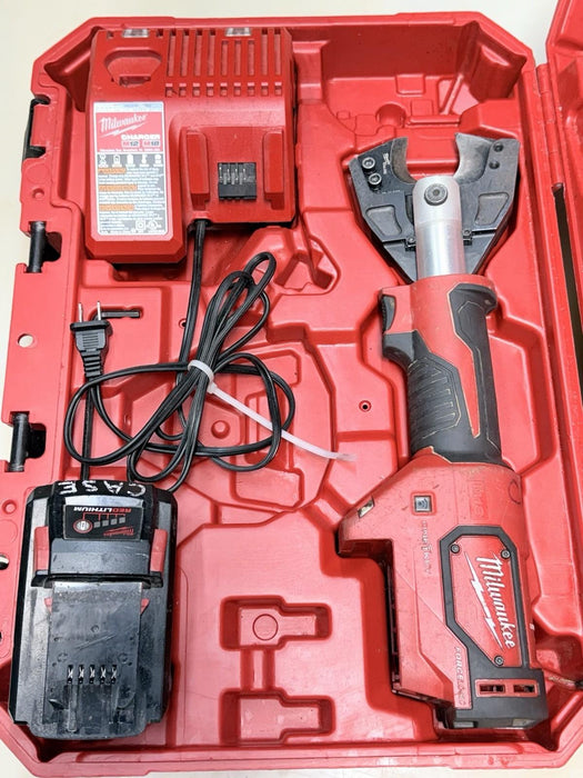 Milwaukee 2672-21 M18 Force Logic Cable Cutter Kit Jaws 6.0 Battery  Charger Box