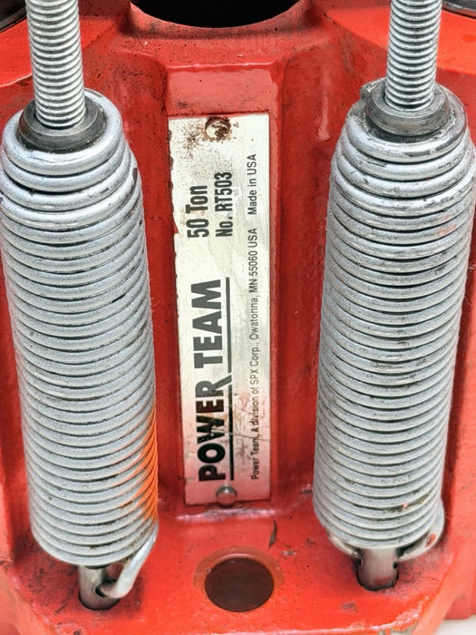 RT503 SPX Power Team Cylinder, 50 Ton, Single Acting, 3" Stroke