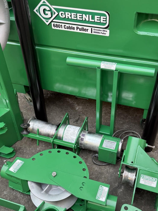 Greenlee 6805 6800 Ultra Cable Tugger Wire Puller Set 8k Lb. Complete Tested #2✅