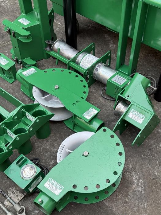Greenlee 6805 6800 Ultra Cable Tugger Wire Puller Set 8k Lb. Complete Tested #2✅