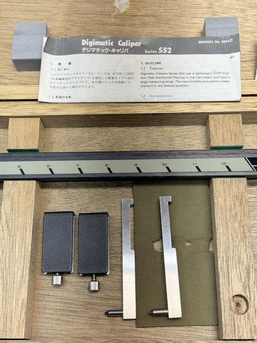 Mitutoyo CFC-12 552-123 Absolute Digital Caliper 0-12" Digimatic