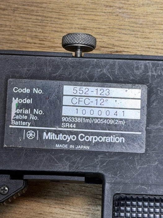 Mitutoyo CFC-12 552-123 Absolute Digital Caliper 0-12" Digimatic