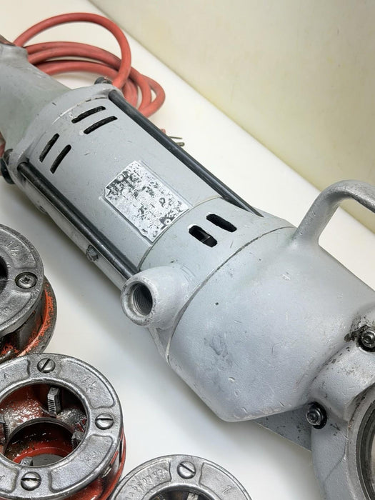 Ridgid 700 Pipe Threader Threading Machine & 12R Die Set 1/2” to 2" Works Great!