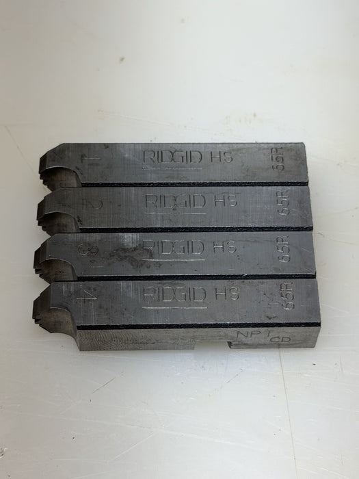 Ridgid 65-R High Speed Dies 1-2” NPT Threading Dies New #3
