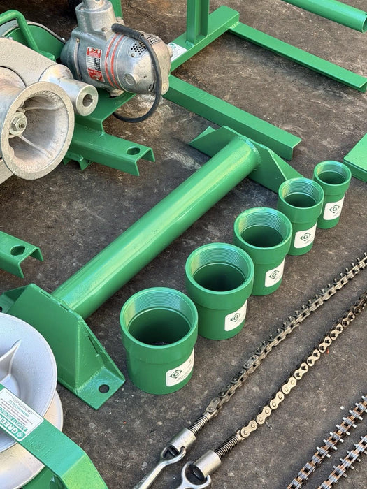 Greenlee 686 640 4000 LBS Tugger Cable Puller Set With Accessories “NICE”