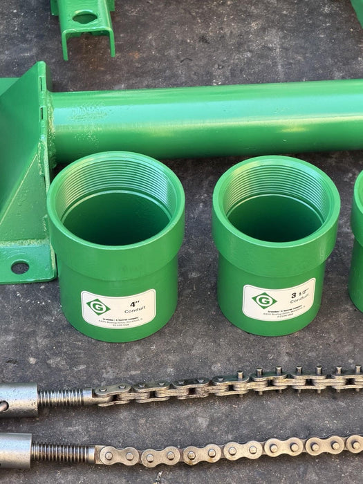 Greenlee 686 640 4000 LBS Tugger Cable Puller Set With Accessories “NICE”