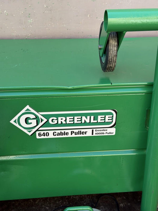 Greenlee 686 640 4000 LBS Tugger Cable Puller Set With Accessories “NICE”