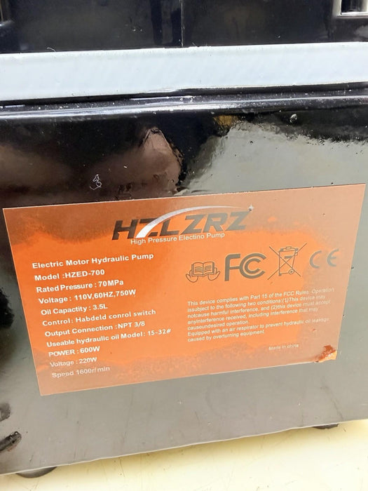 HZLZRZ Two Way Electric Hydraulic Pump Power Pack Unit 2 Stage Double Acting New