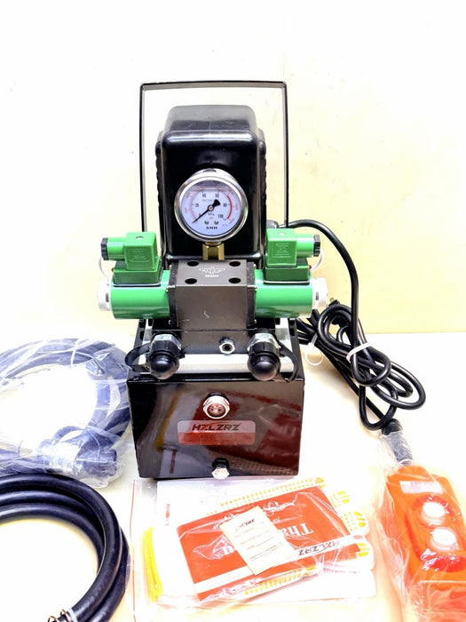 HZLZRZ Two Way Electric Hydraulic Pump Power Pack Unit 2 Stage Double Acting New